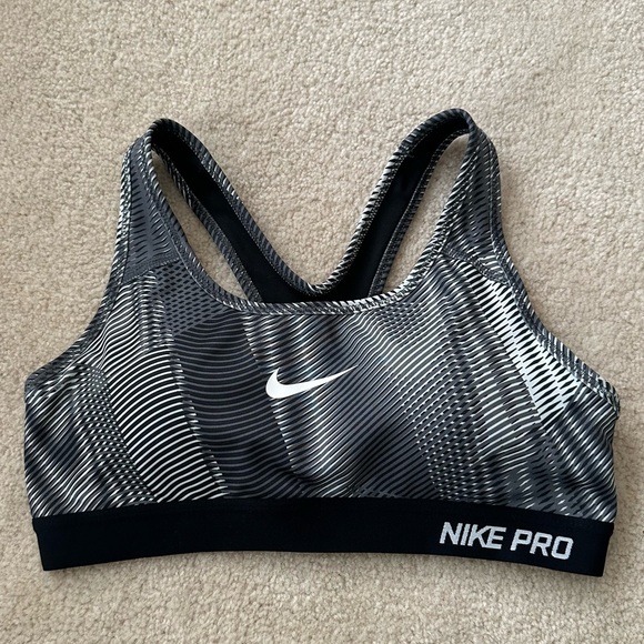 Nike Pro Dri-Fit Patterned Sports Bra - Picture 1 of 7